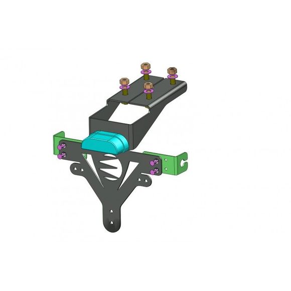 Brazoline ADAPTABLE License Plate Holder - BlackRef: 22201