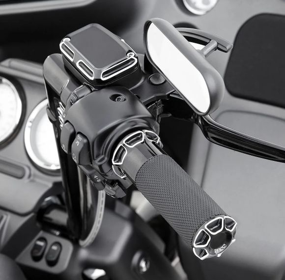 Arlen ness Fusion Beveled Handlebar GripsRef: ANS00493A / 06301163