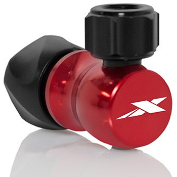 XLAB Nanoflator Adapter for CO2 Cartridges - red