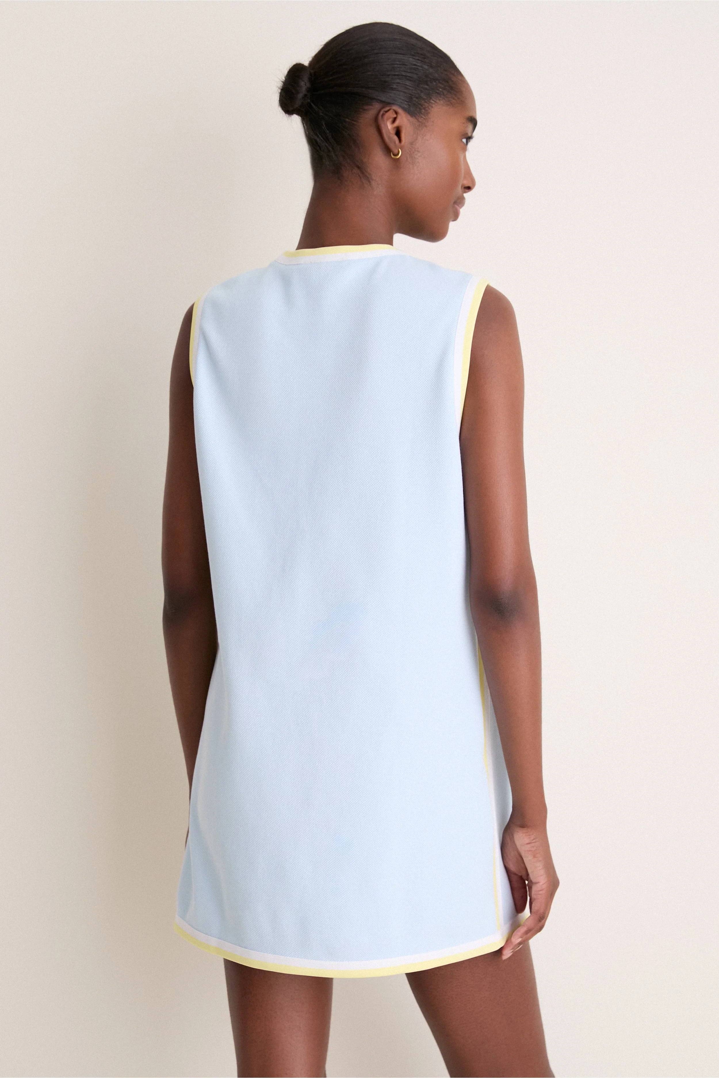 Light Blue Pique Cheryl Tennis Dress