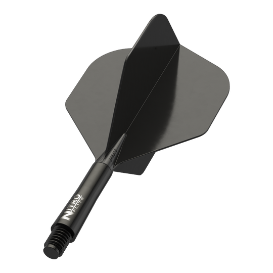 Red Dragon Nitroflite - Black Shaft Black No2 Flights