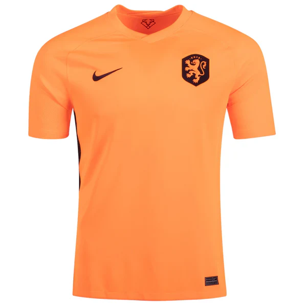 Mens Netherlands Home Jersey - Womens UEFA Euro 2022 (Total Orange/Black)