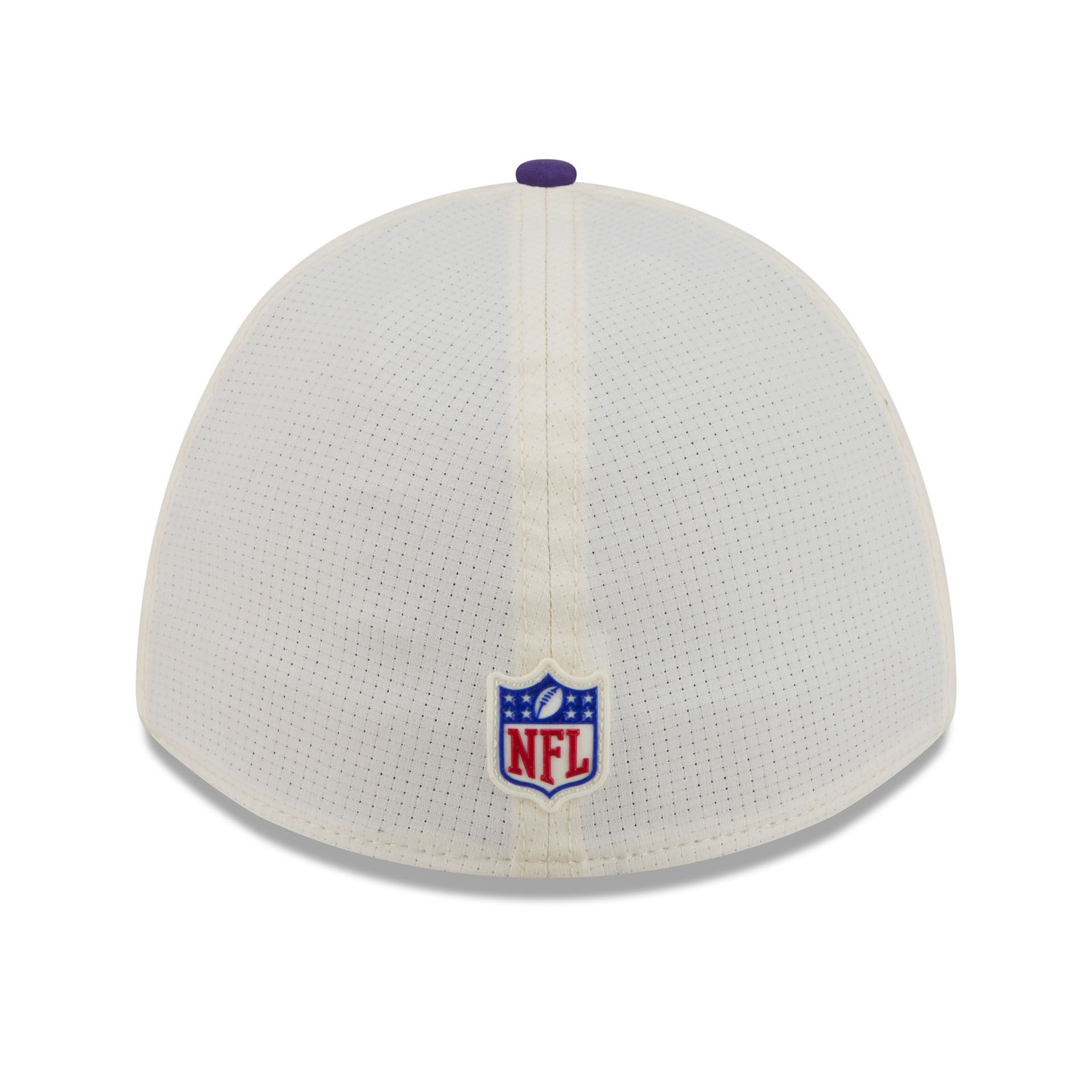 Minnesota Vikings 2026 NFL Training Camp 39THIRTY Flex Cap Cream/Purple