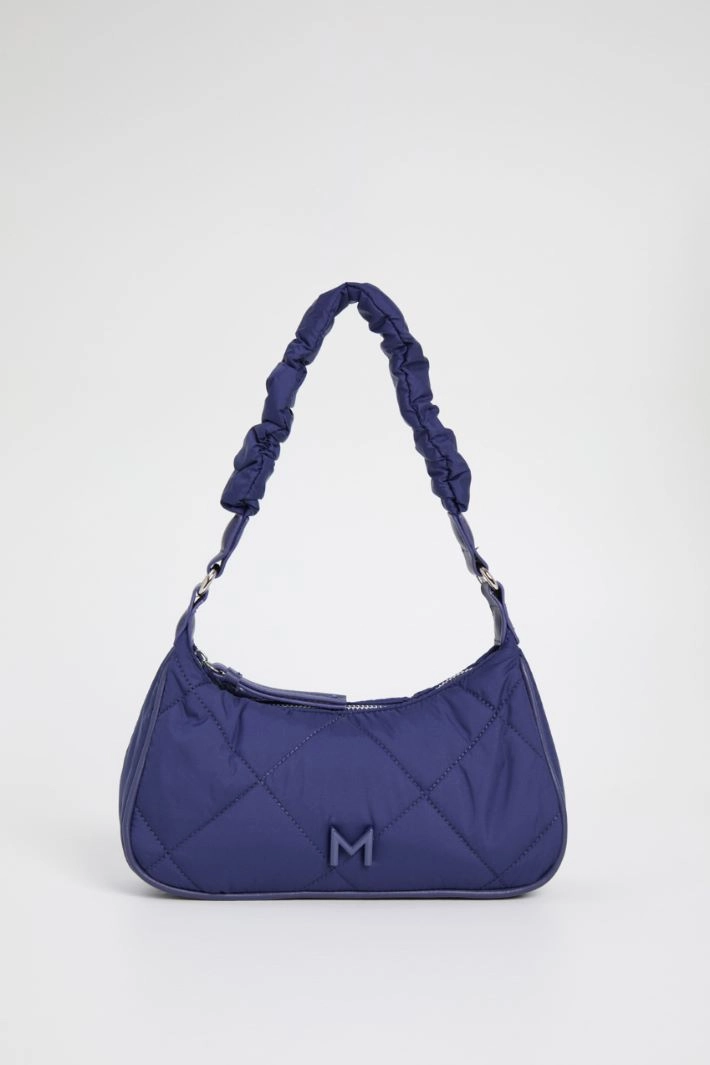 Padded shoulder bag - BLUE