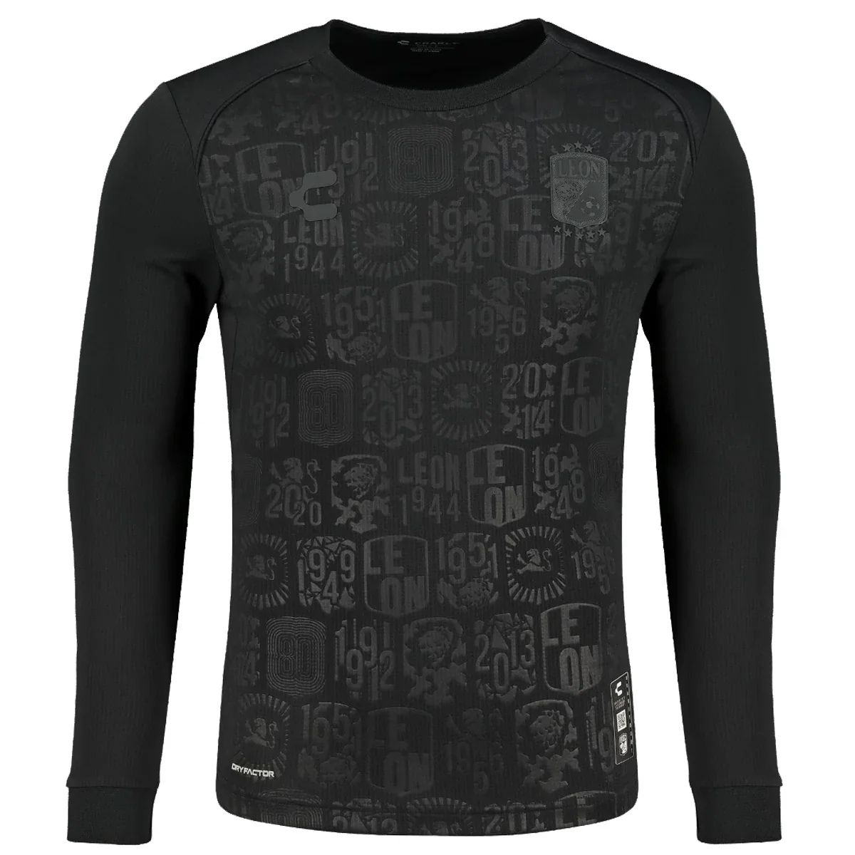 Charly Leon James Rodriguez Long Sleeve 80th Anniversary Special Edition Jersey 24/25 (Black/Black)