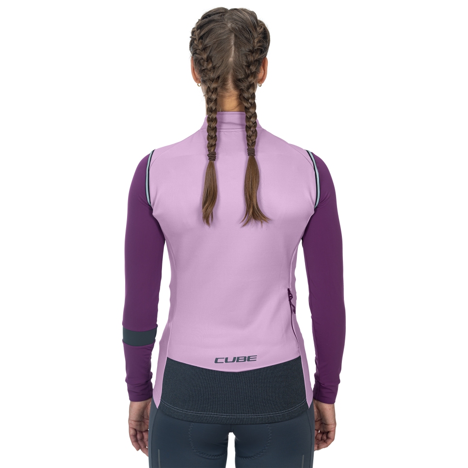 CUBE BLACKLINE Softshell Vest Women - violet