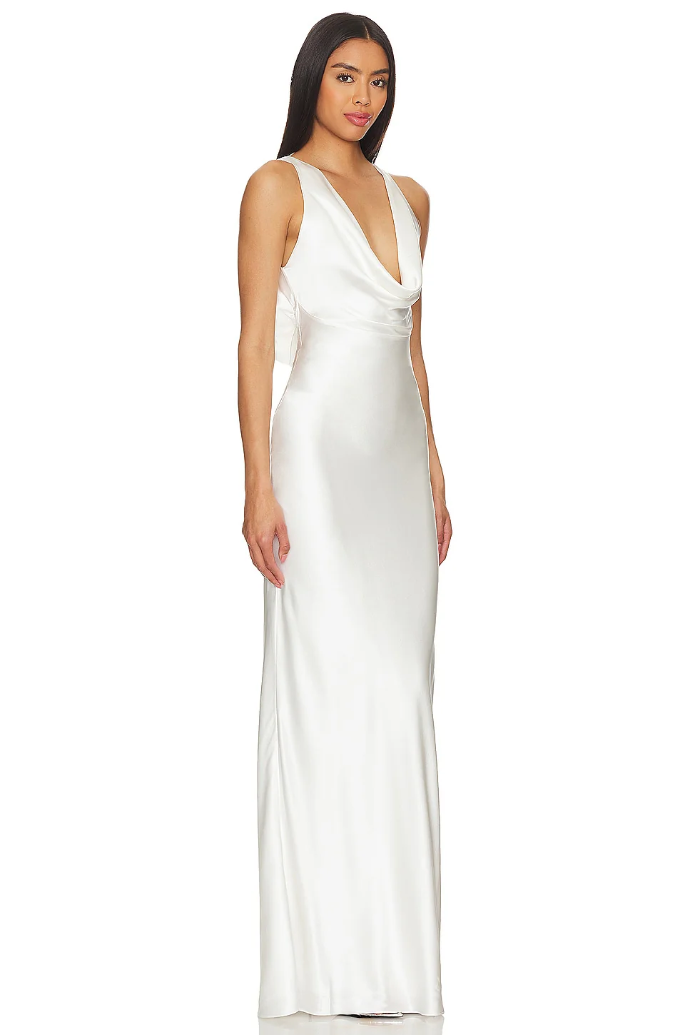 Drape Front Maxi Dress