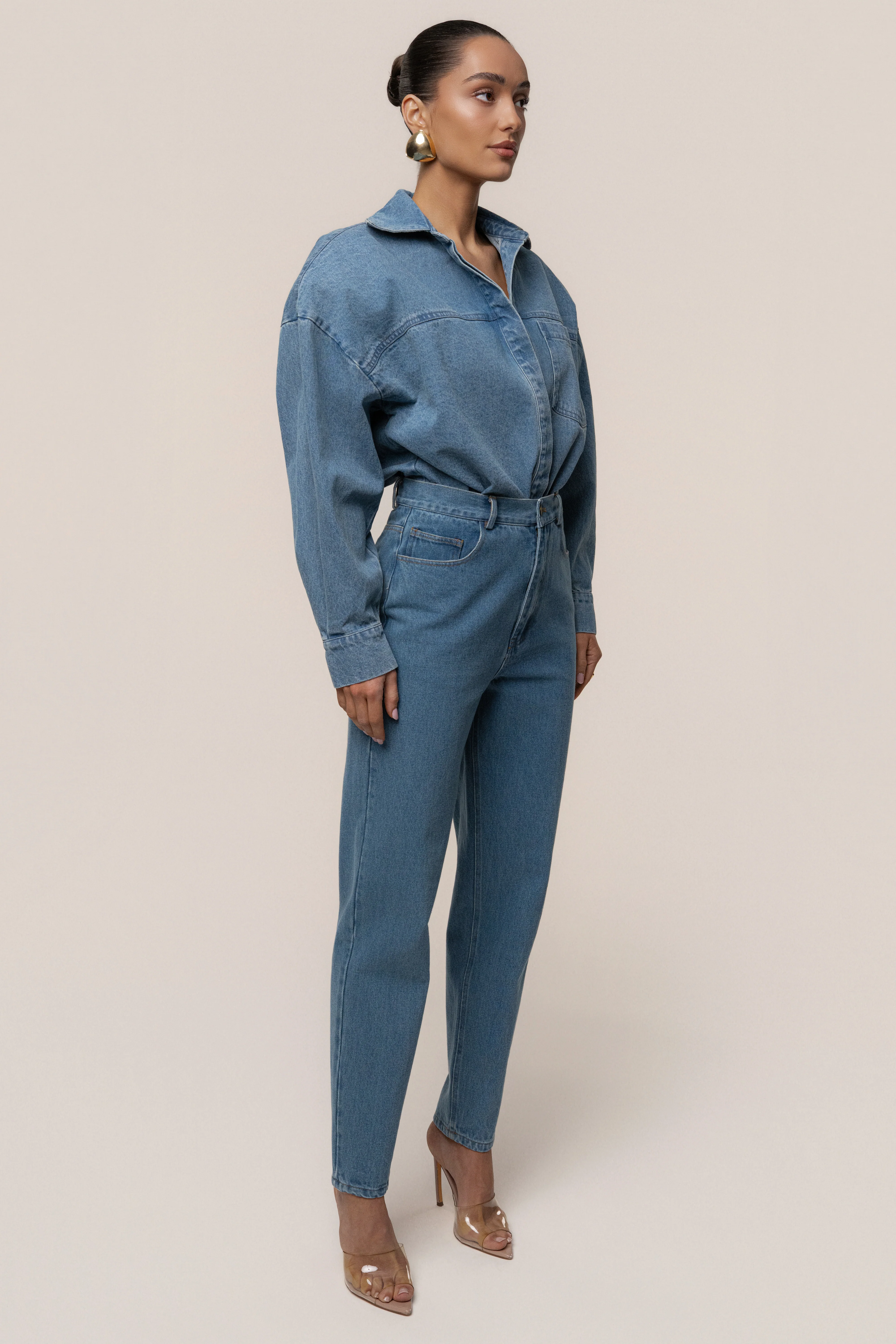 Denim Unstoppable Bodysuit