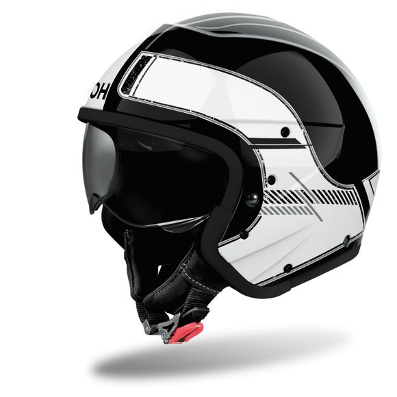 Casque modulable Airoh J110 - RASTER - BlancRef : AR1451-C141