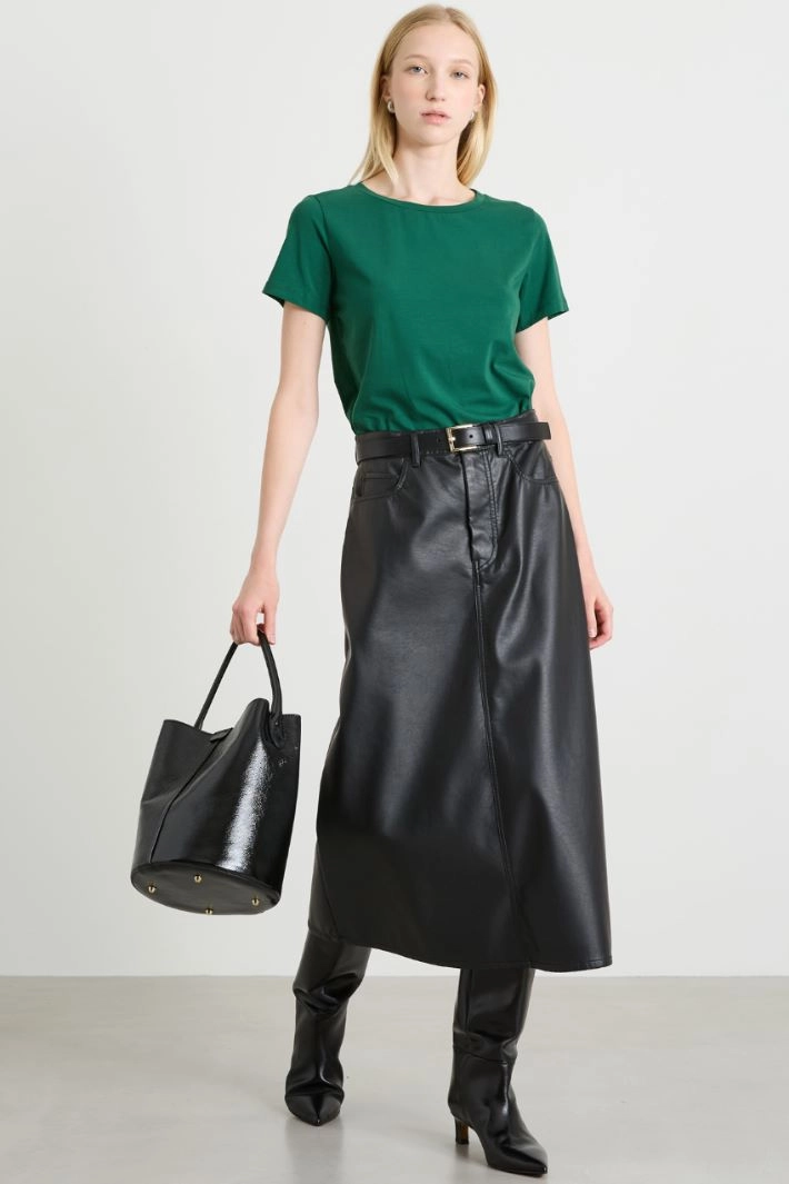 Cotton T-shirt - GREEN