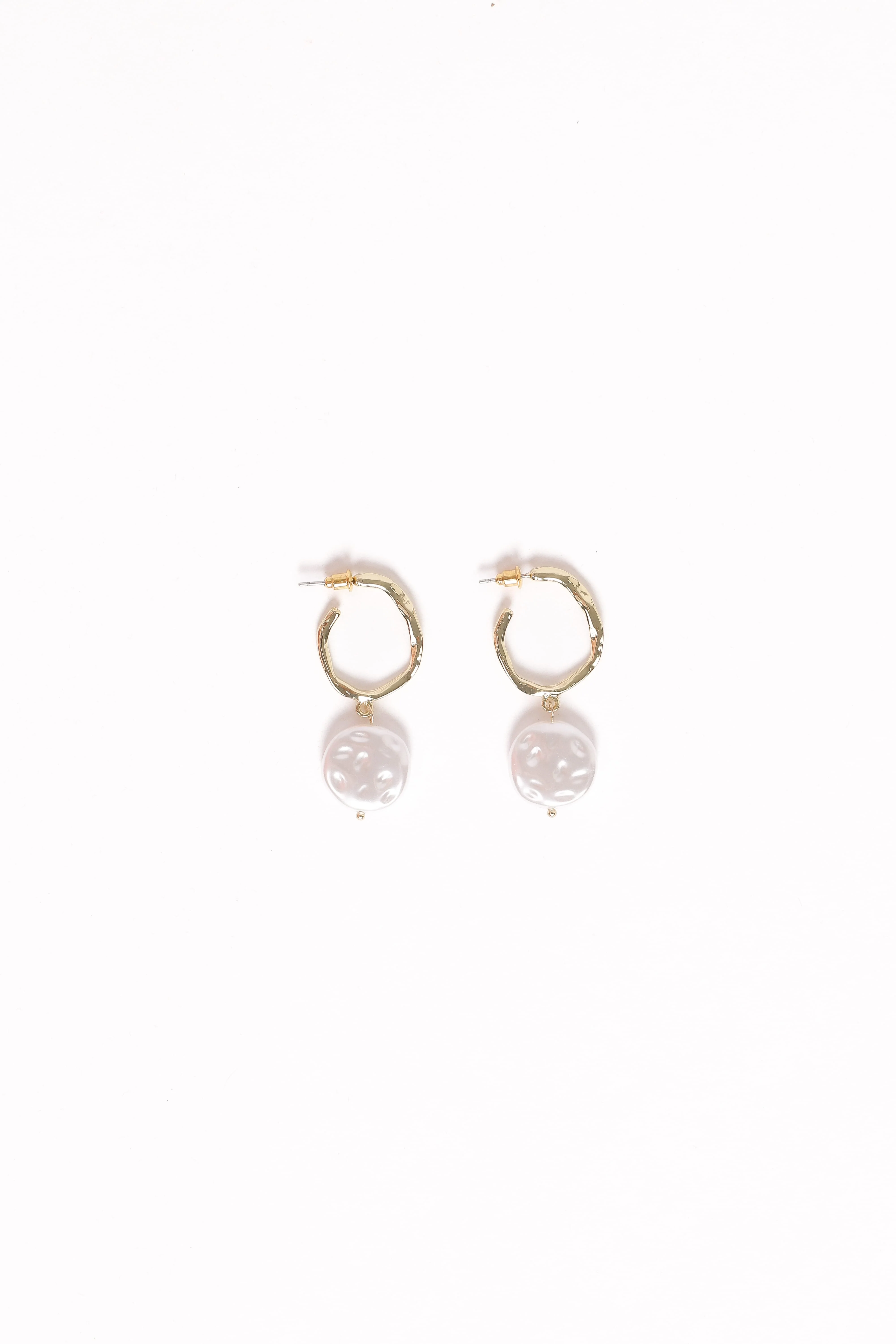 Carina Pearl Earrings - Gold