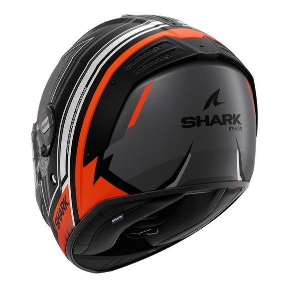 Shark SPARTAN RS BYRHON Full-Face Helmet - Black / OrangeRef: SH1674-C65261