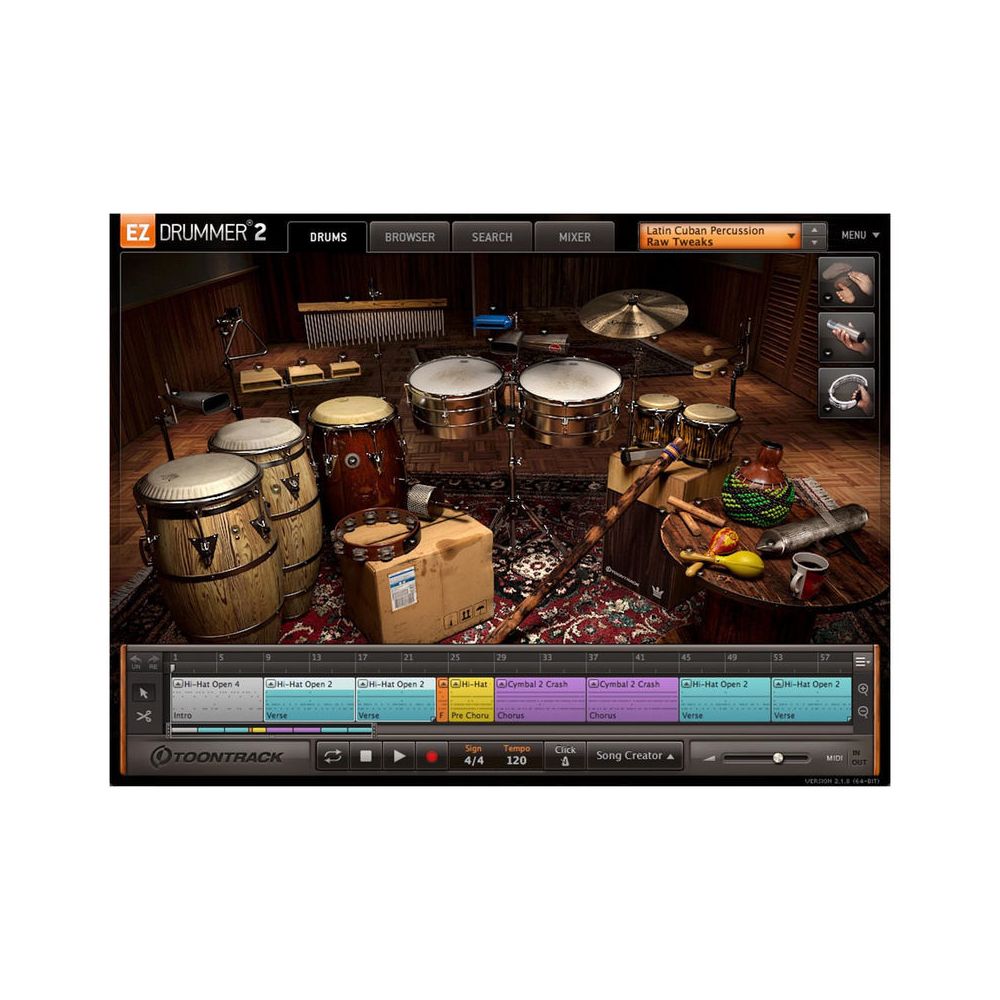 Toontrack EZX Latin Cuban Percussion – Thomann Ireland