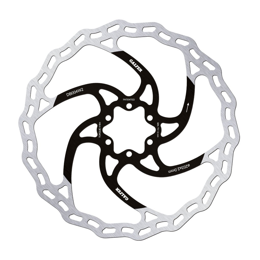 Galfer Wave Brake Disc - E-Bike/Enduro | Fixed | 6-Bolt