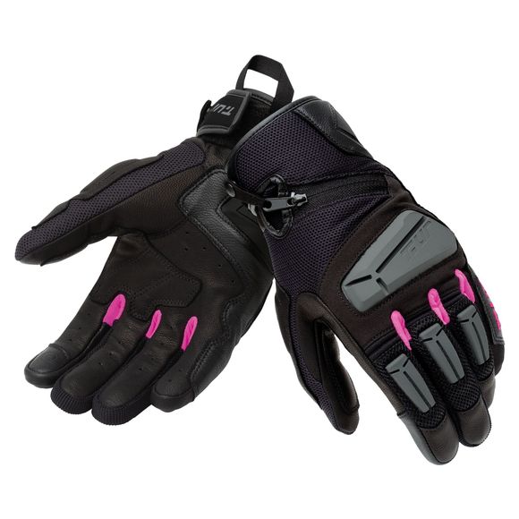 Gants T.UR G–FOUR LADY - Noir / RoseRef : TUR0040