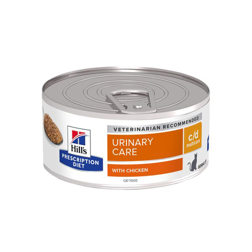 Hill's c/d Multicare - Feline - Chicken Flavour - 24 x 156g Tins