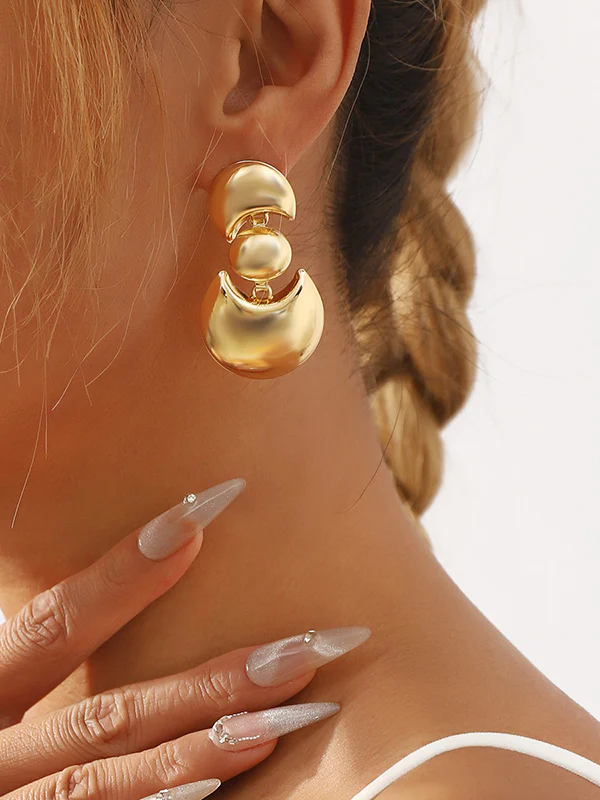 Geometric Drop Earrings