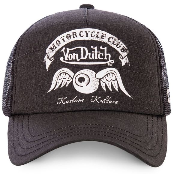 Casquette Von Dutch TRUCKER - NoirRef : VDH0059 / VD/0/CAS1/CREW8-TU