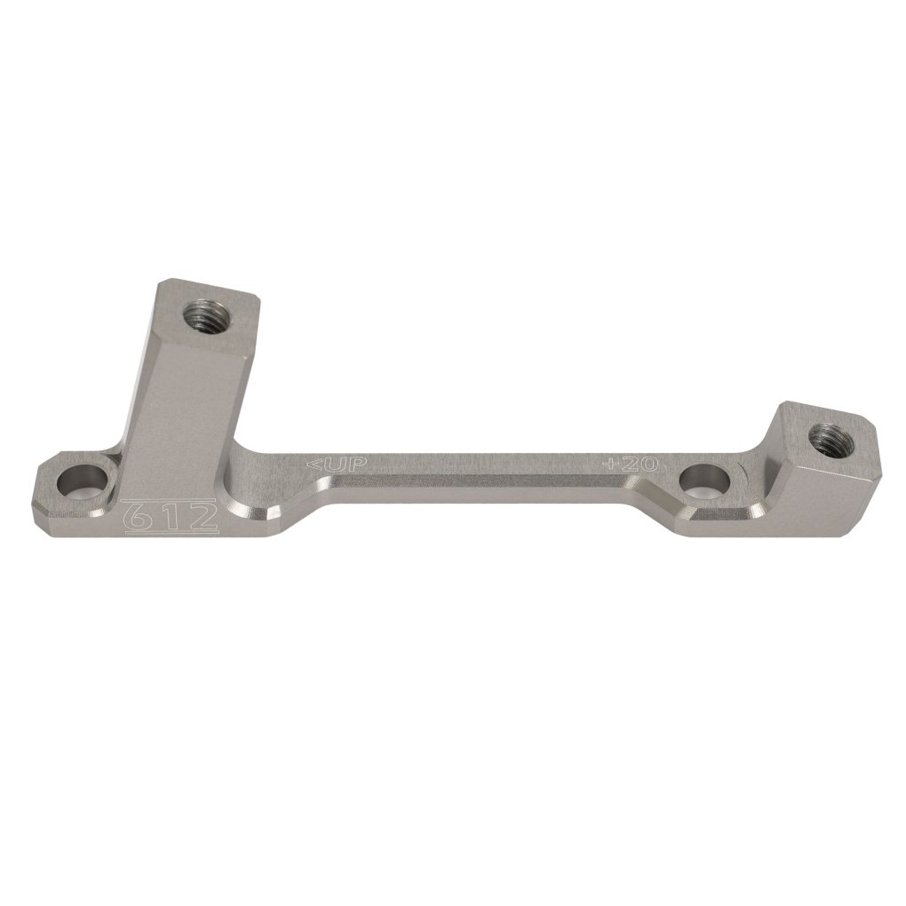 612 Parts Brake Caliper Adapter - Der Adapter - Postmount to Postmount - silver