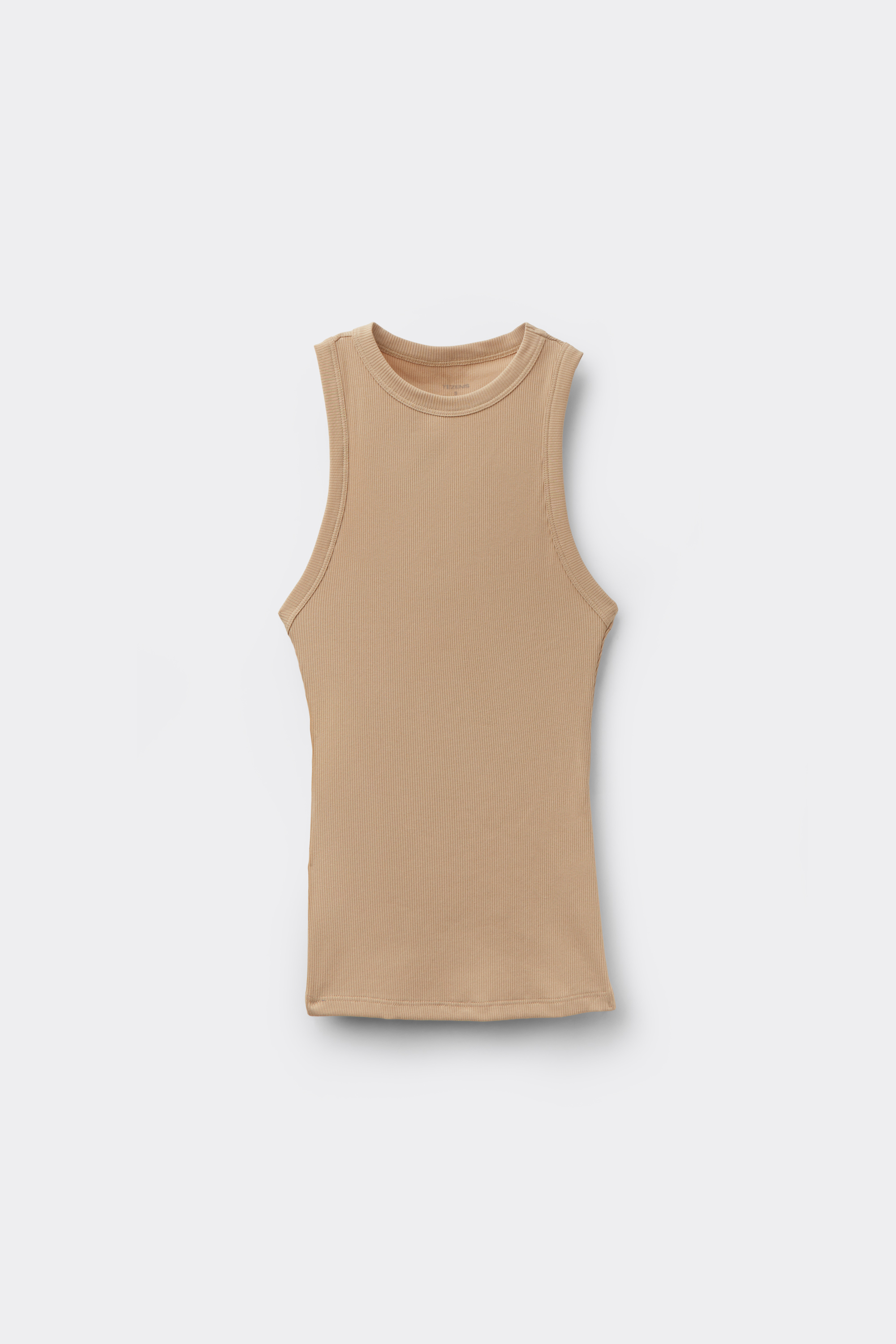 Ribbed Cotton Racer Back Camisole