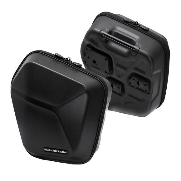 SW-MOTECH COMPLETE KIT URBAN ABS Black Case (2x16.5 liters) - BlackRef: bc.hta.01.914.30000/ / bc.hta.01.914.30000/b
