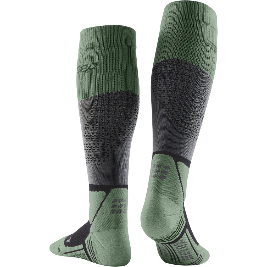 CEP Max Cushion Hiking Tall Compression Socks Men - grey/mint
