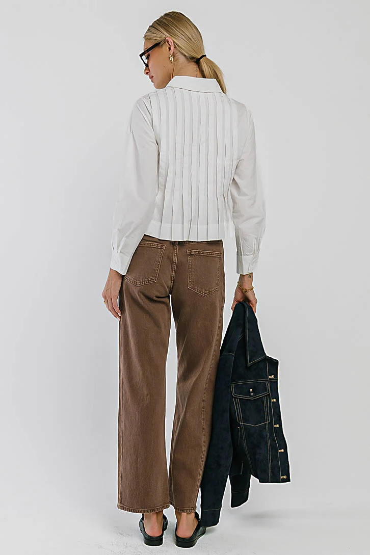 Sadie Pleated Top