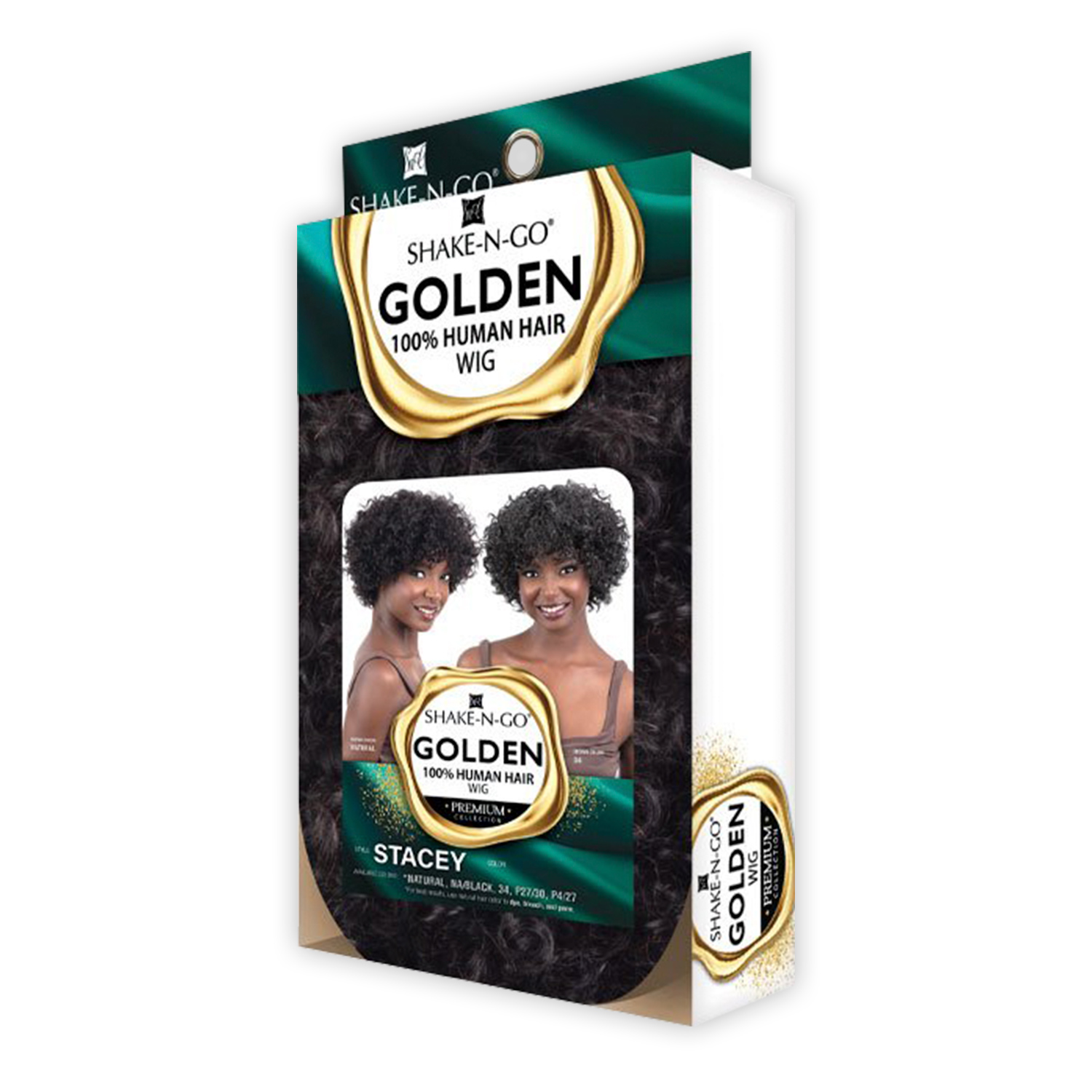 Shake-N-Go Human Hair Wig Golden Stacey