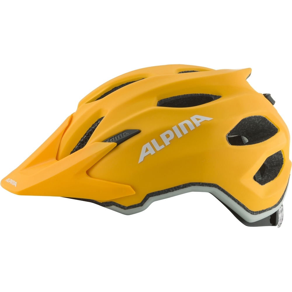 Alpina Carapax JR. Kids Helmet - burned-yellow matt