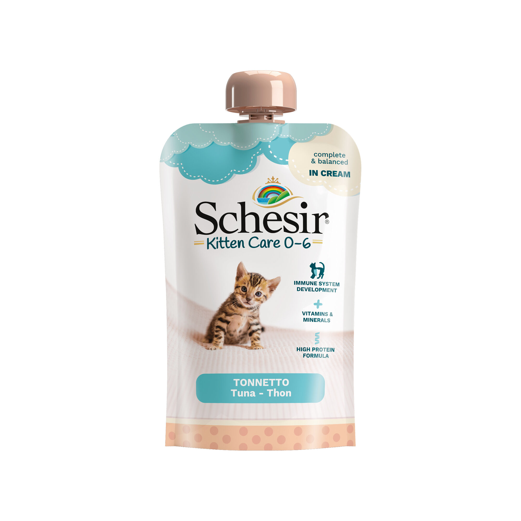 Schesir Kitten Pouch Cream - Tuna - 20 x 150 g