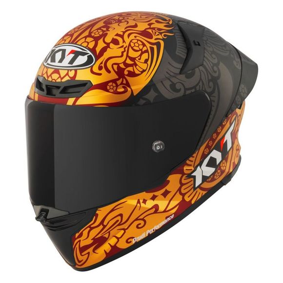 Casque intégral KYT TT-REVO ENEA INDONESIA 2023 - Noir / JauneRef : KYT0178