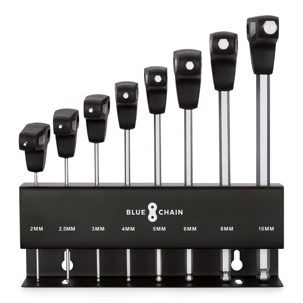 BLUECHAIN T-Handle Allen Key Set 2-10 mm