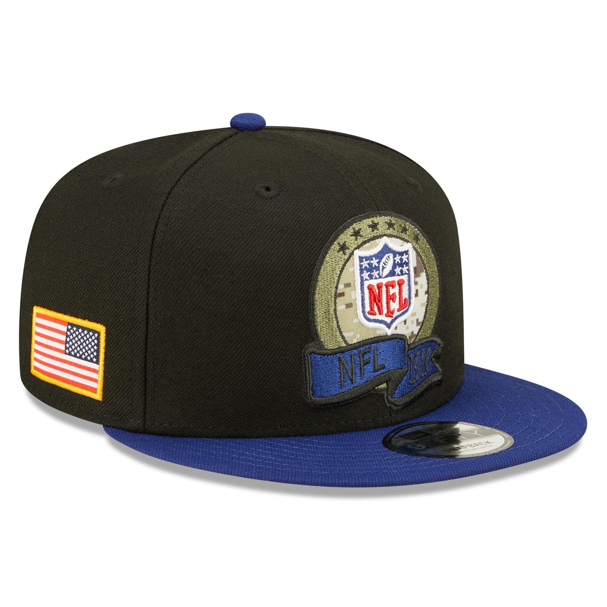 NFL Shield 2022 NFL On-Field Salute to Service New Era 9FIFTY Snapback Cap
