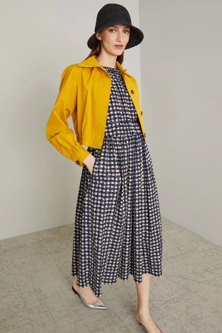 Textile paper cloche hat - BLACK