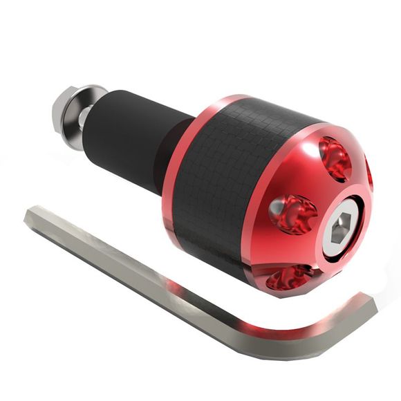 Oxford CarbEnds Bar Ends 1 (22 mm) Universal - RedRef: OD0159
