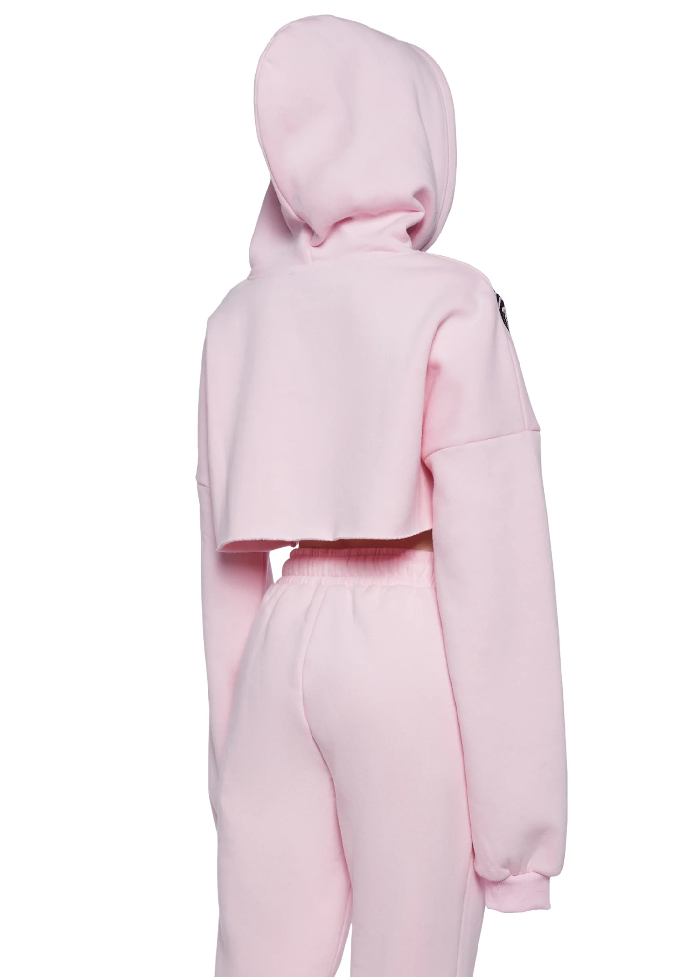 Rib By Rib Cropped Hoodie