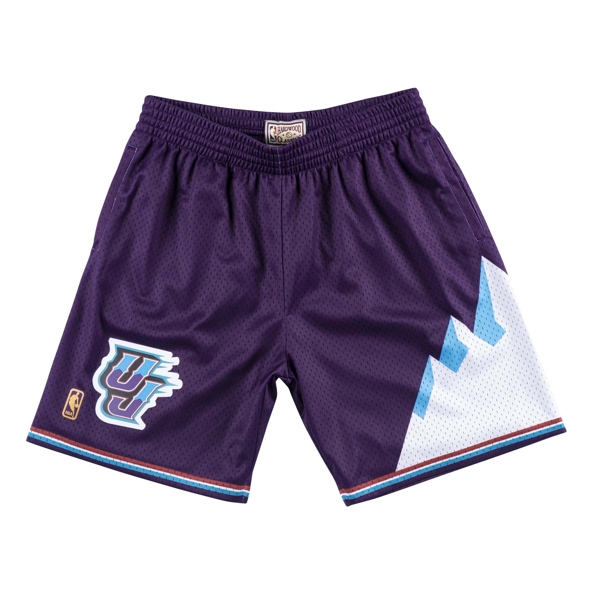Utah Jazz 1996-97 Mitchell & Ness Swingman NBA Shorts Purple