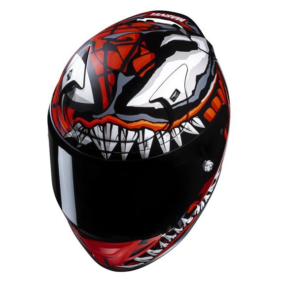 HJC RPHA 12 Full Face Helmet - MAXIMIZED VENOM MARVEL - Black / RedRef: HJ1140