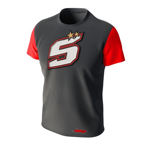 T-Shirt manches courtes Ixon TSK ZARCO 24 - Gris / RougeRef : IX2074