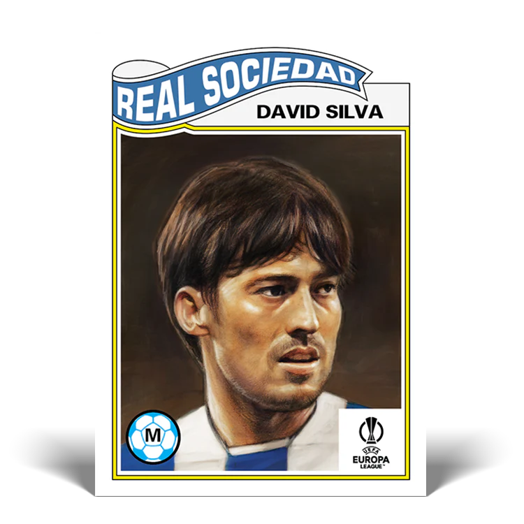 Topps UK - UCC Living Set Card #527 - David Silva