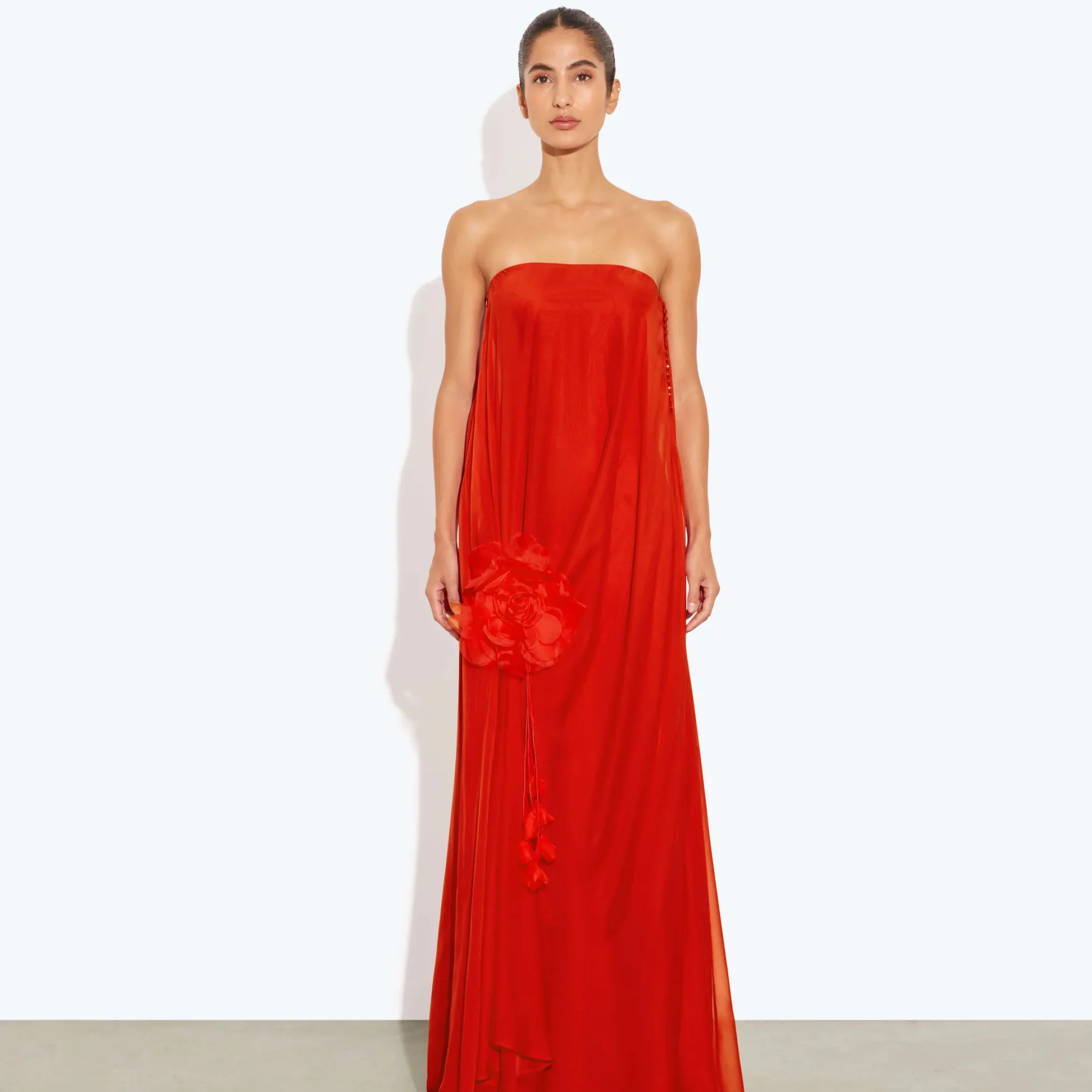 Hibiscus Dress Red