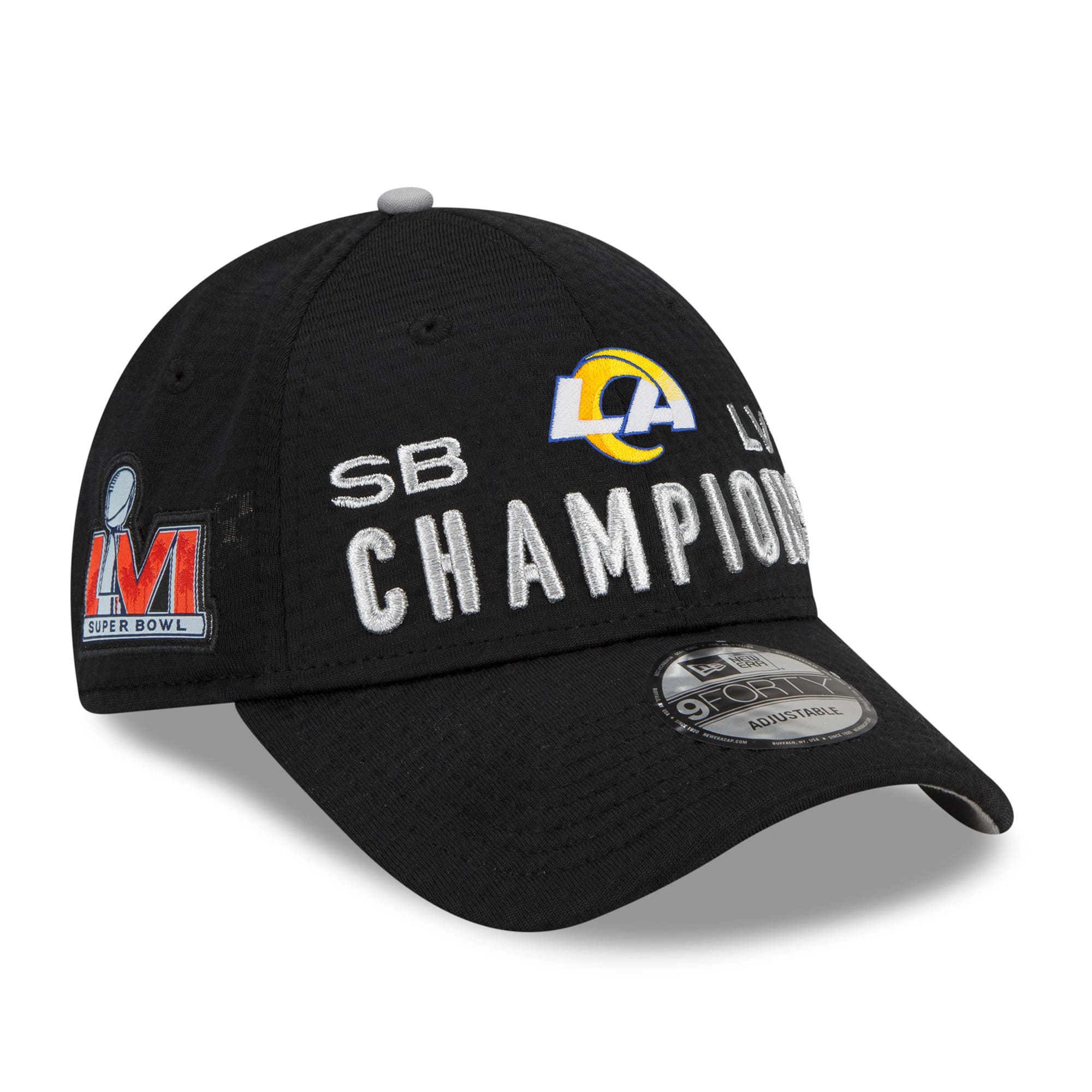 Los Angeles Rams Super Bowl LVI Champions Locker Room New Era 9FORTY NFL Cap