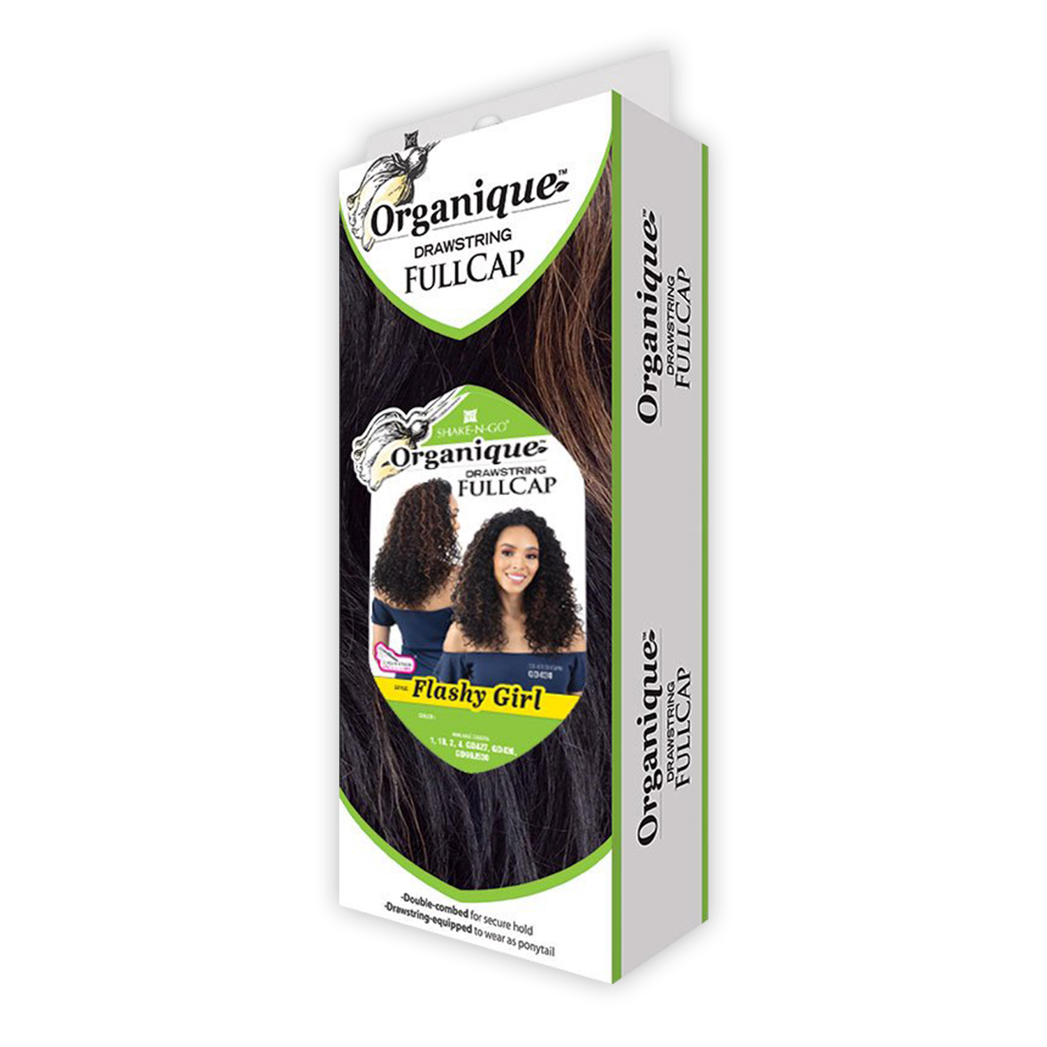 Shake-N-Go Organique Wig Drawstring Full Cap Flashy Girl