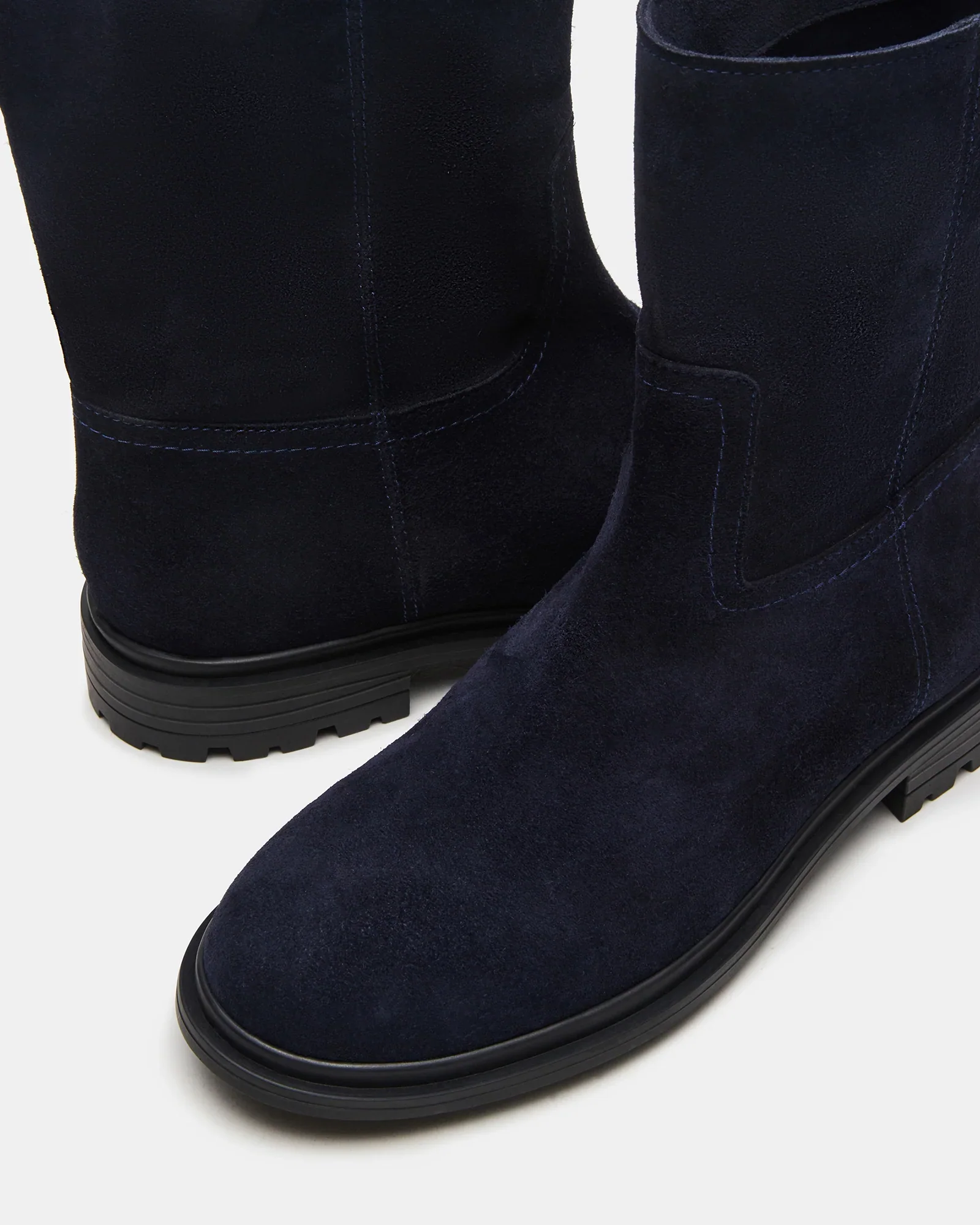 Bates Navy Suede