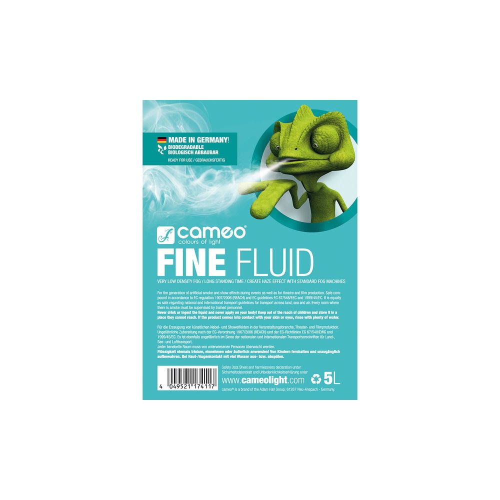Cameo  Fine Fluid 5L – Thomann Ireland