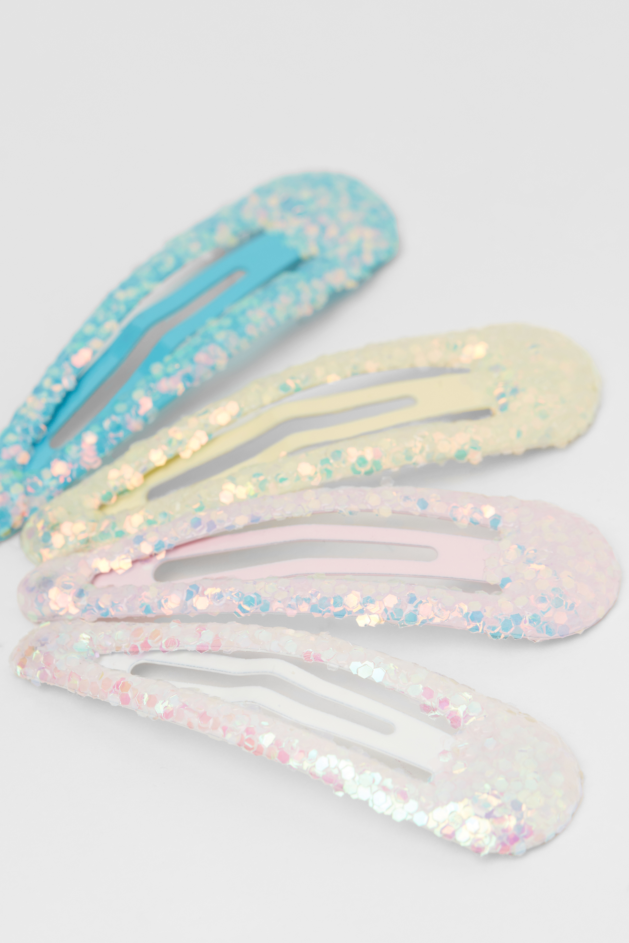 Girls’ Rainbow Glitter Hair Grips