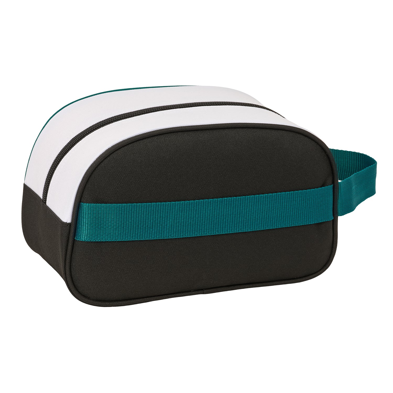 Single Handle Toiletry Bag White /Green Real Madrid