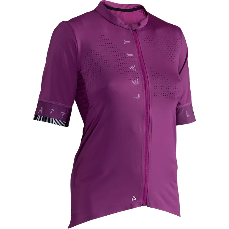 Leatt MTB Endurance 5.0 Short Sleeve Jersey Women - purple