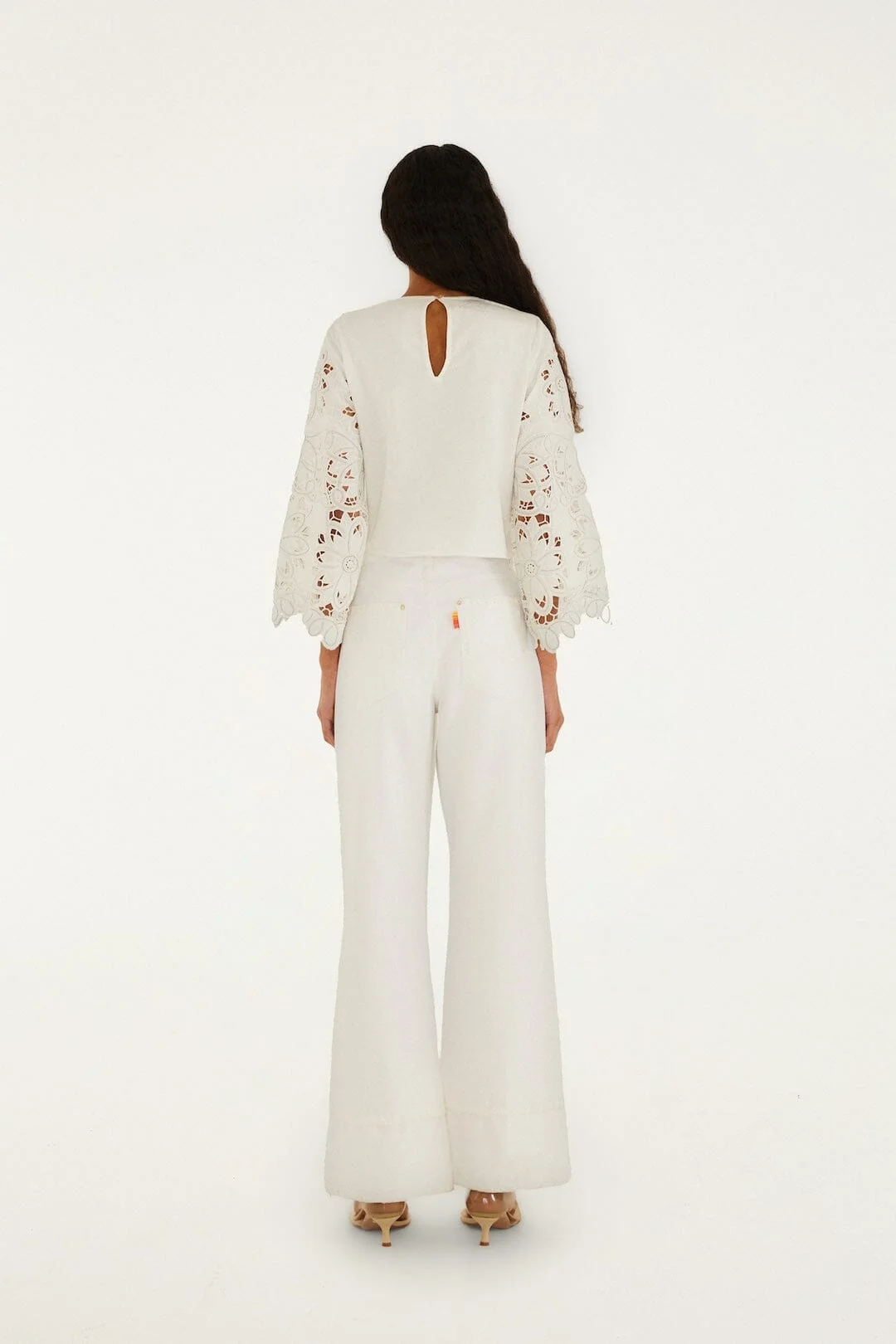 Twill Fringe Pocket Pants