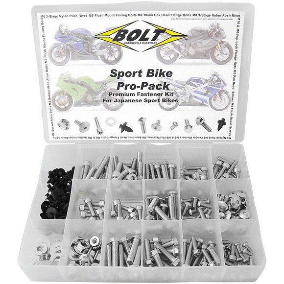 Bolt Pro Pack Sportbike Universal Motorcycle Motorcycle KitRef: 893453 / 1061464